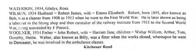 Kitchener Road survey