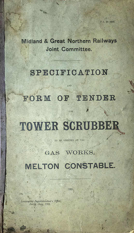 Gas Tower Scrubber Tender 1901