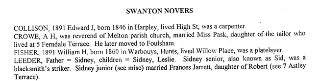 Swanton Novers survey