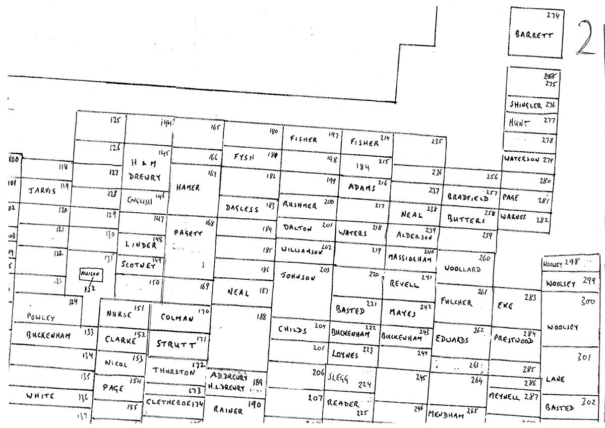 Burgh Parva Burial Survey April 2003