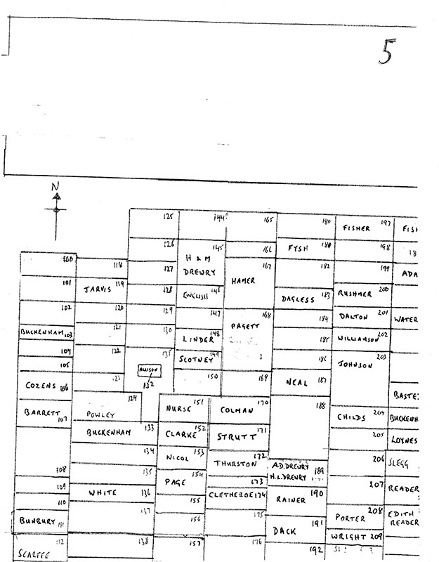 Burgh Parva Burial Survey April 2003