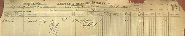 Rope invoice 1889