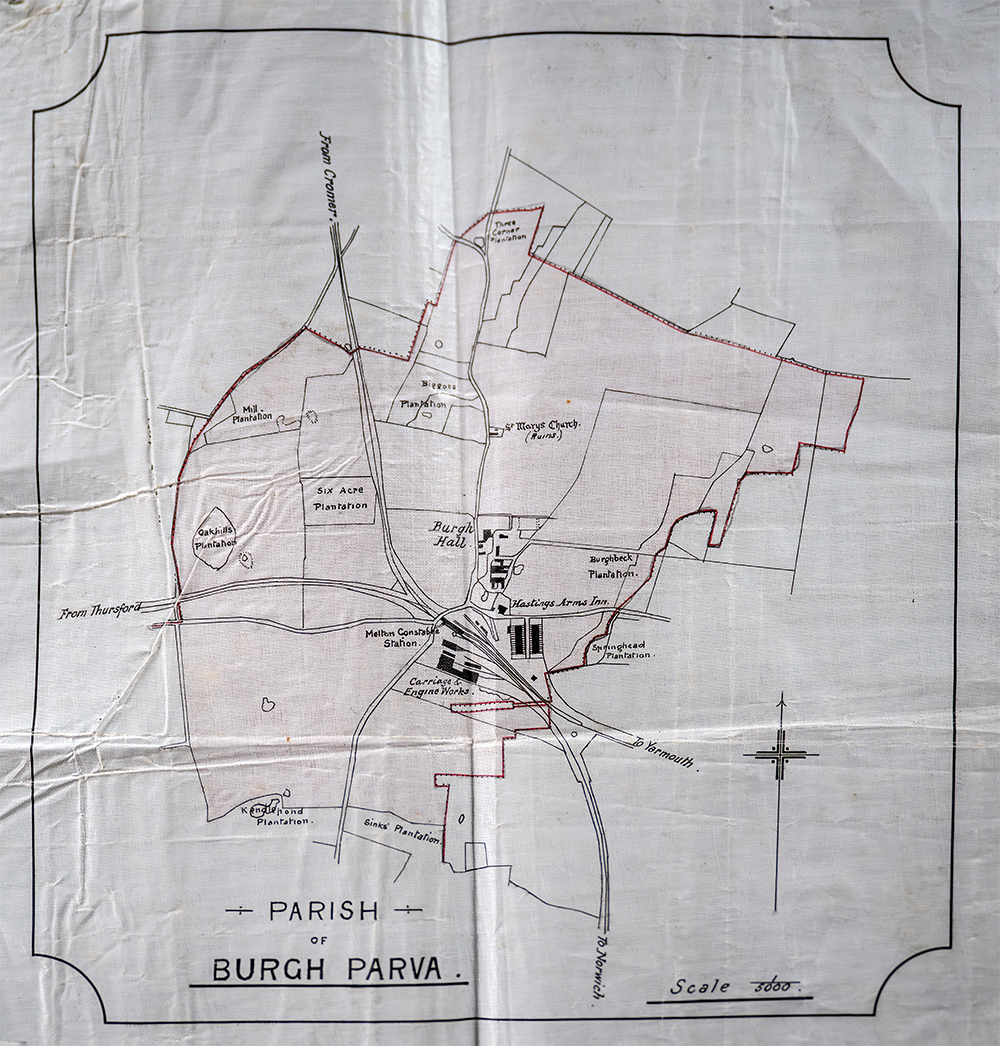 Burgh Parva map