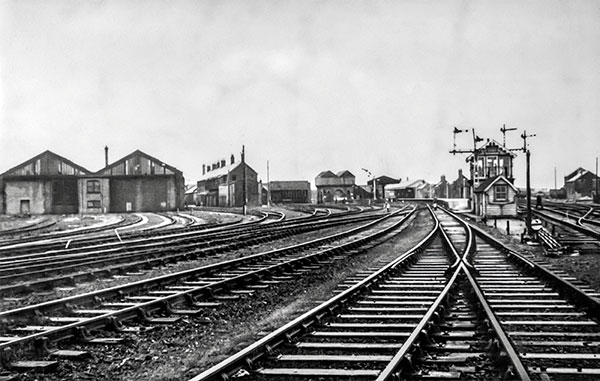Melton Constable railway yard