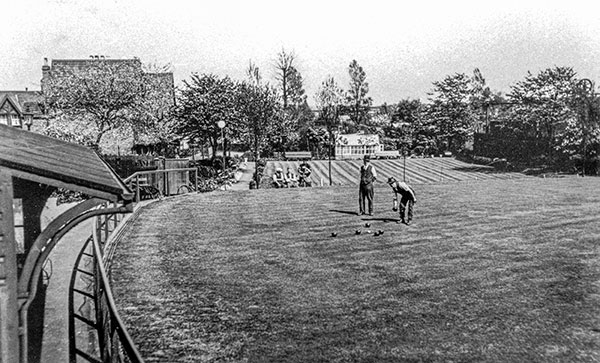 Melton Constable bowling green c.1908