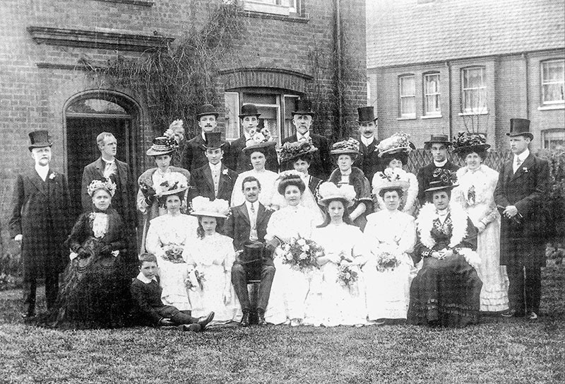 Grove House wedding reception 1908
