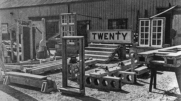 Concrete shop c.1916