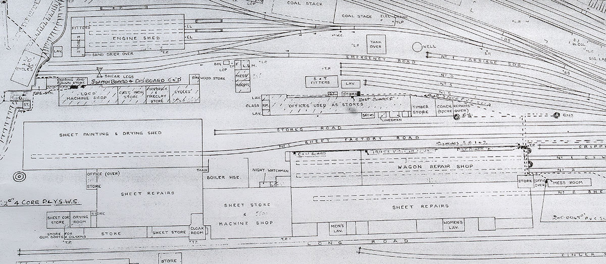 M&GN Works Map 29th May 1959