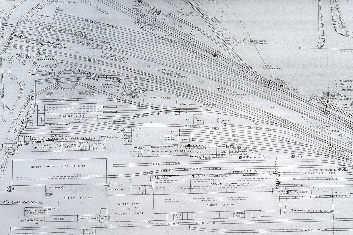 M&GN Yard Map 29th May 1959