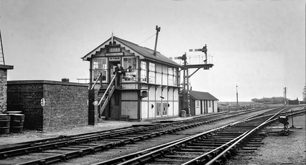 Melton East signalbox 4th May 1961