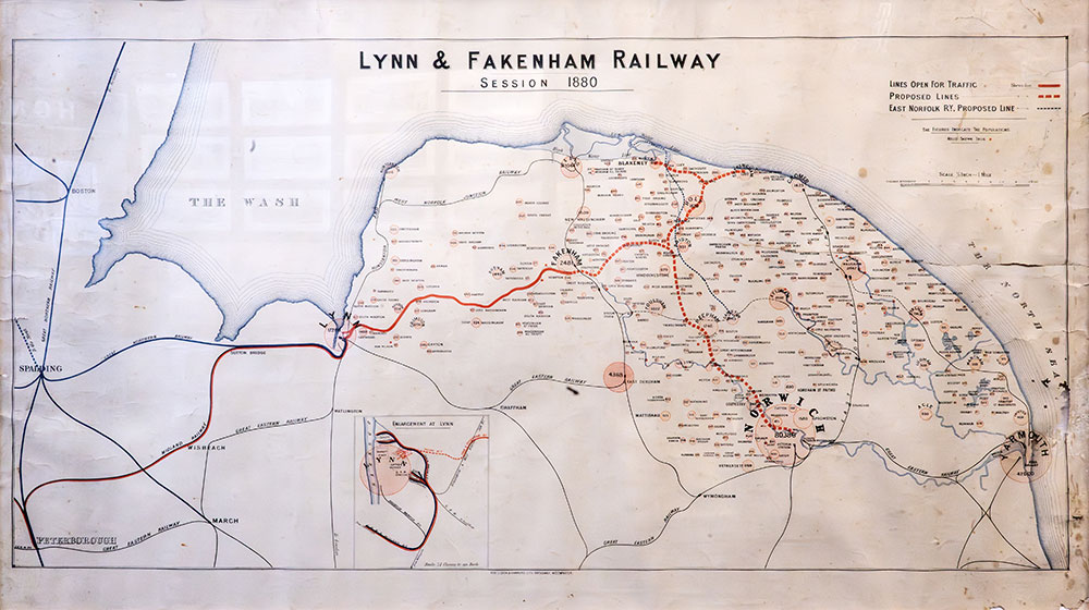 L&F Railway map 1880