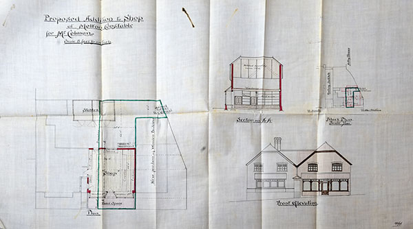 496 A. Colman shop plans 13th November 1896