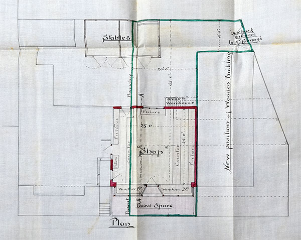 497 A. Colman shop plans 13th November 1896