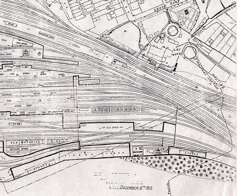 Melton Constable- Briston boundary map 1913