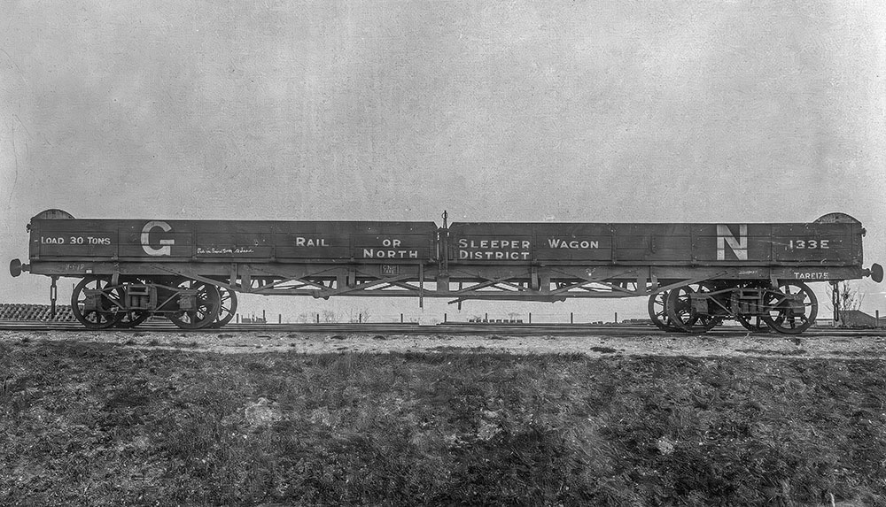 Rail-Sleeper Wagon