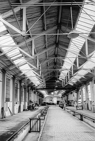 Carriage shop interior