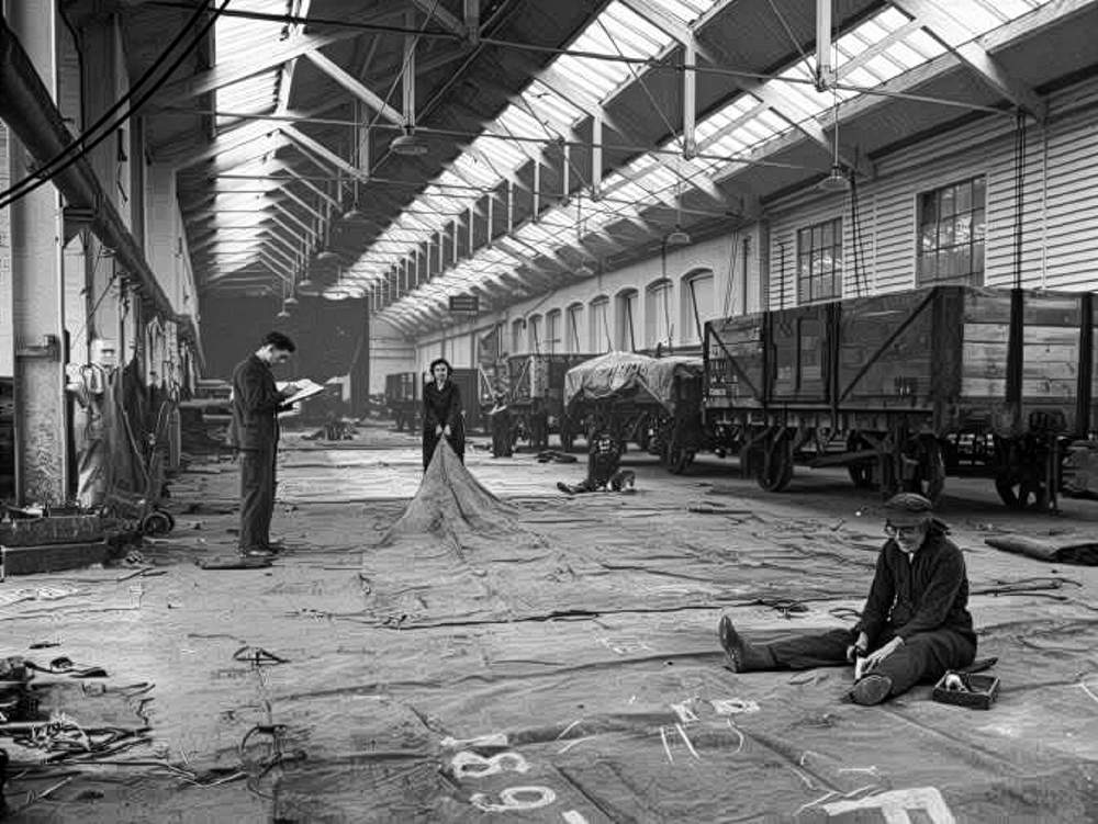 Sheet repairing 1955